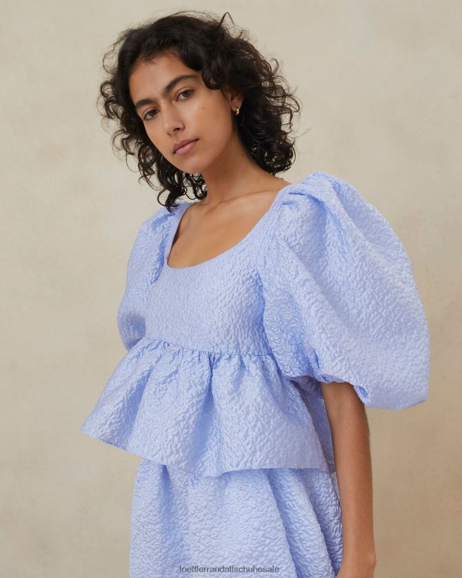 Frauen Loeffler Randall Jessalyn Steppoberteil Blau Kleidung 846824250