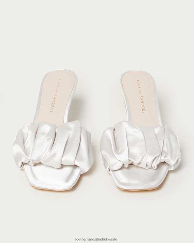 Frauen Loeffler Randall Bianca Kitten-Heel-Mule Creme Schuhe 84682465