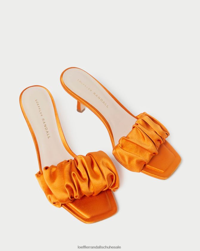 Frauen Loeffler Randall Bianca Kitten-Heel-Mule Ringelblume Schuhe 84682488