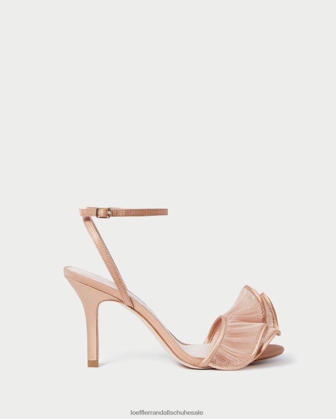 Frauen Loeffler Randall Estella-Sandale mit Rüschen und Absatz Schönheit Schuhe 84682491