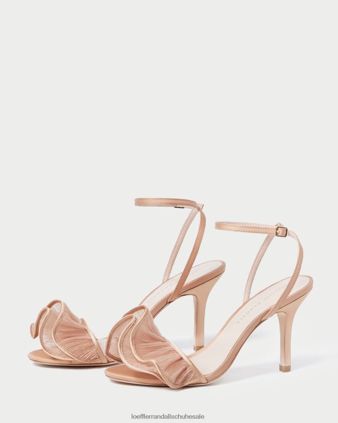 Frauen Loeffler Randall Estella-Sandale mit Rüschen und Absatz Schönheit Schuhe 84682491