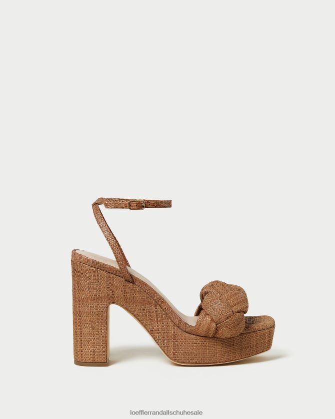 Frauen Loeffler Randall Fae-Plateauabsatz braun Schuhe 84682456