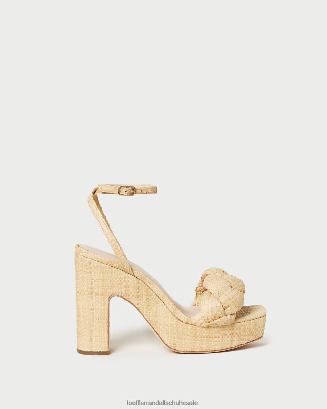 Frauen Loeffler Randall Fae-Plateauabsatz natürlich Schuhe 84682421