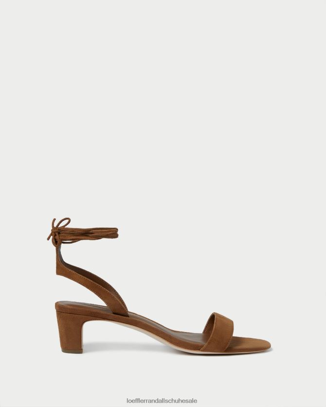 Frauen Loeffler Randall Jackie-Sandale mit mittelhohem Absatz Kakao Schuhe 84682487
