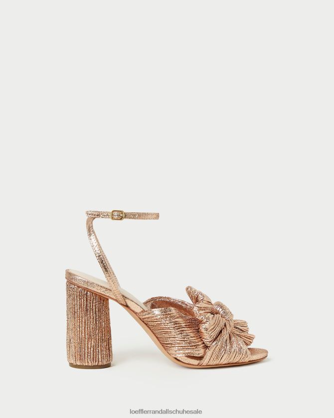 Frauen Loeffler Randall Kamelien-Faltenschleifenabsatz Düne Schuhe 84682472