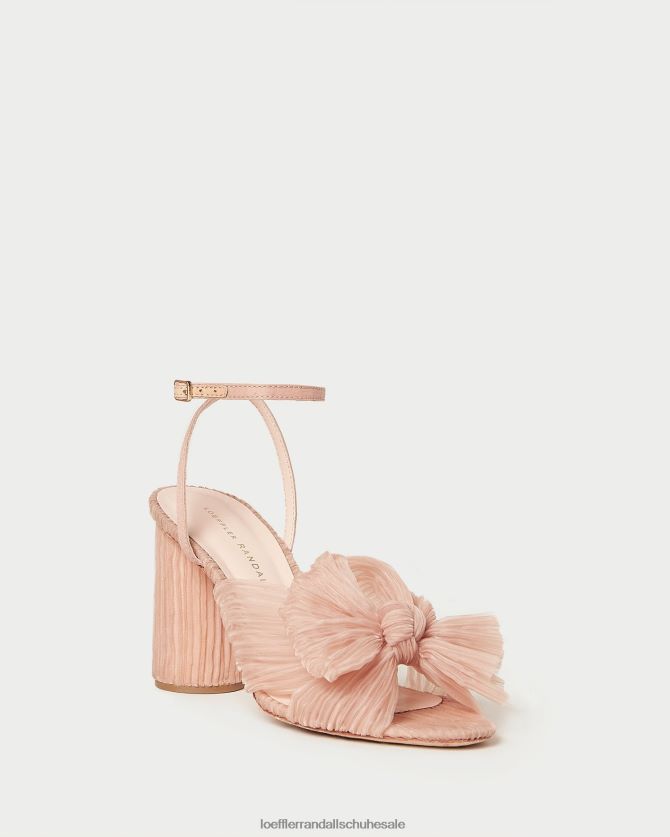 Frauen Loeffler Randall Kamelien-Faltenschleifenabsatz Schönheit Schuhe 84682411