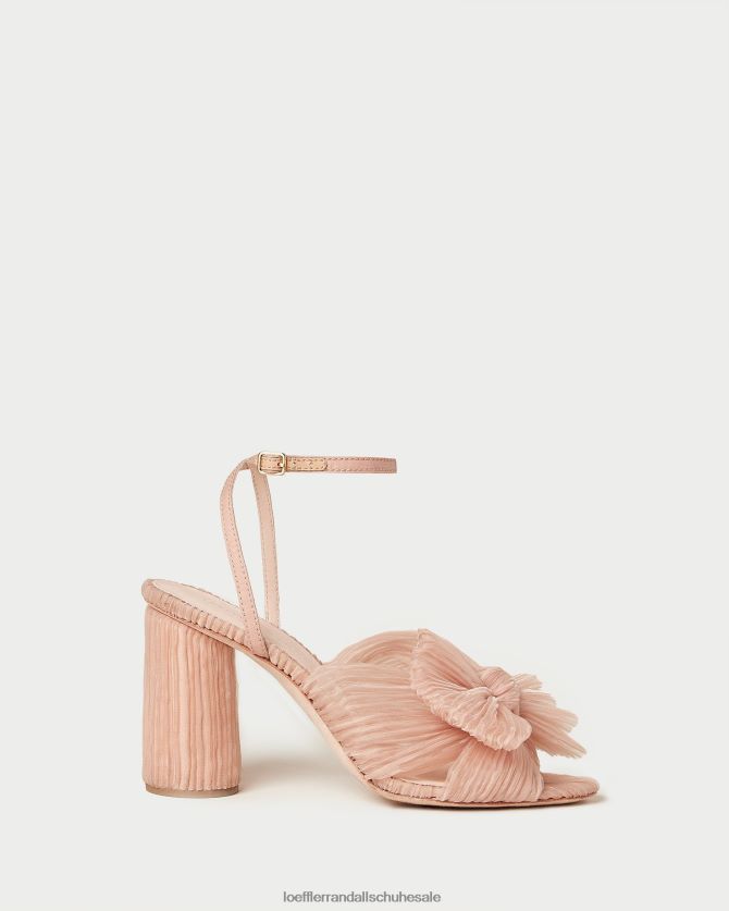 Frauen Loeffler Randall Kamelien-Faltenschleifenabsatz Schönheit Schuhe 84682411