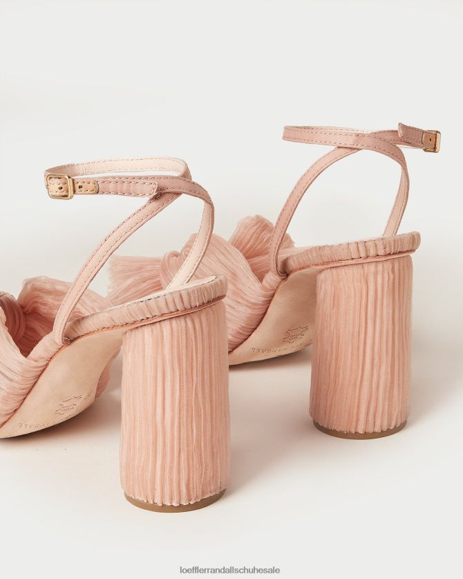 Frauen Loeffler Randall Kamelien-Faltenschleifenabsatz Schönheit Schuhe 84682411