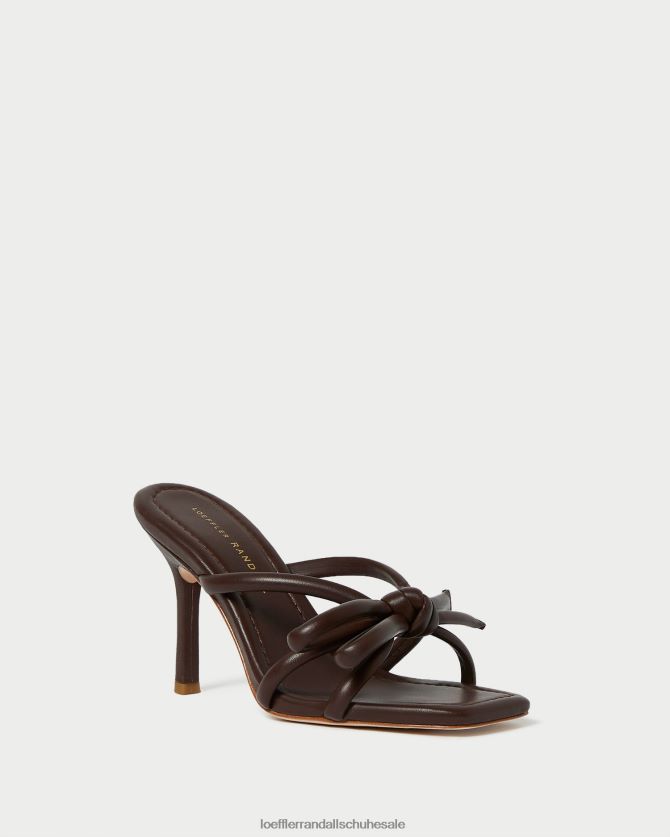 Frauen Loeffler Randall Margi-Schleifenabsatz Schokolade Schuhe 84682499