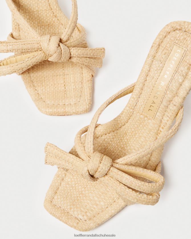 Frauen Loeffler Randall Margi-Schleifenabsatz natürlich Schuhe 84682435
