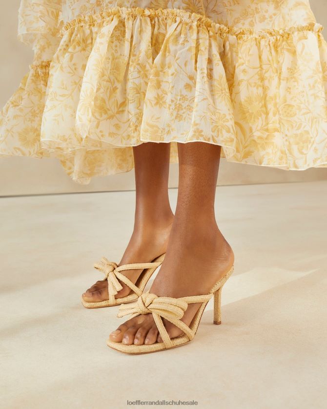 Frauen Loeffler Randall Margi-Schleifenabsatz natürlich Schuhe 84682435