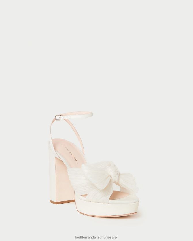 Frauen Loeffler Randall Natalia Plateau-Schleifenabsatz Perle Schuhe 84682414