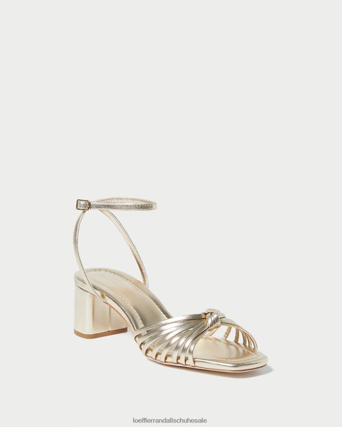 Frauen Loeffler Randall Olivia-Knoten in der Mitte des Absatzes Sekt Schuhe 84682451