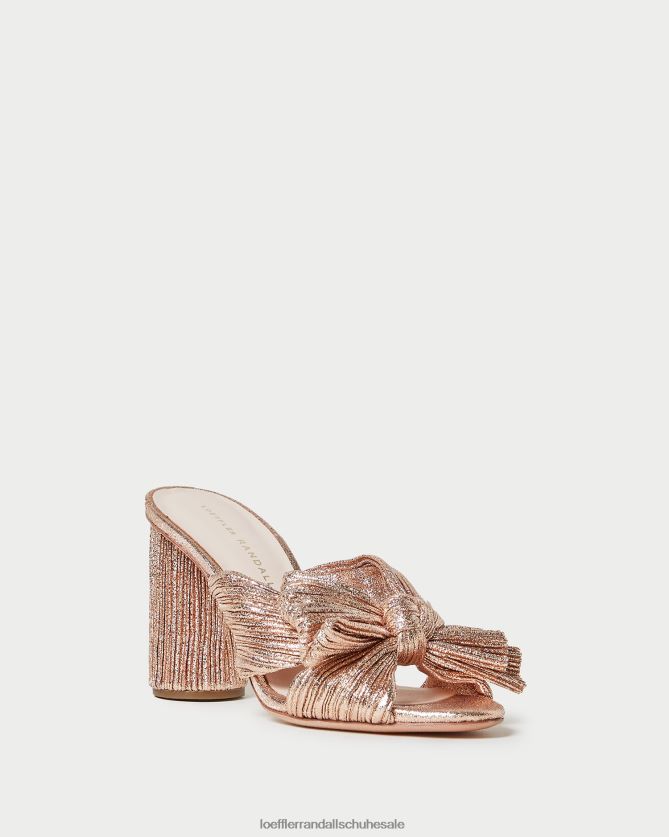Frauen Loeffler Randall Penny-Faltenschleifenabsatz Düne Schuhe 84682476