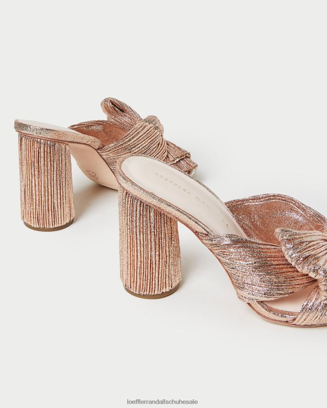 Frauen Loeffler Randall Penny-Faltenschleifenabsatz Düne Schuhe 84682476