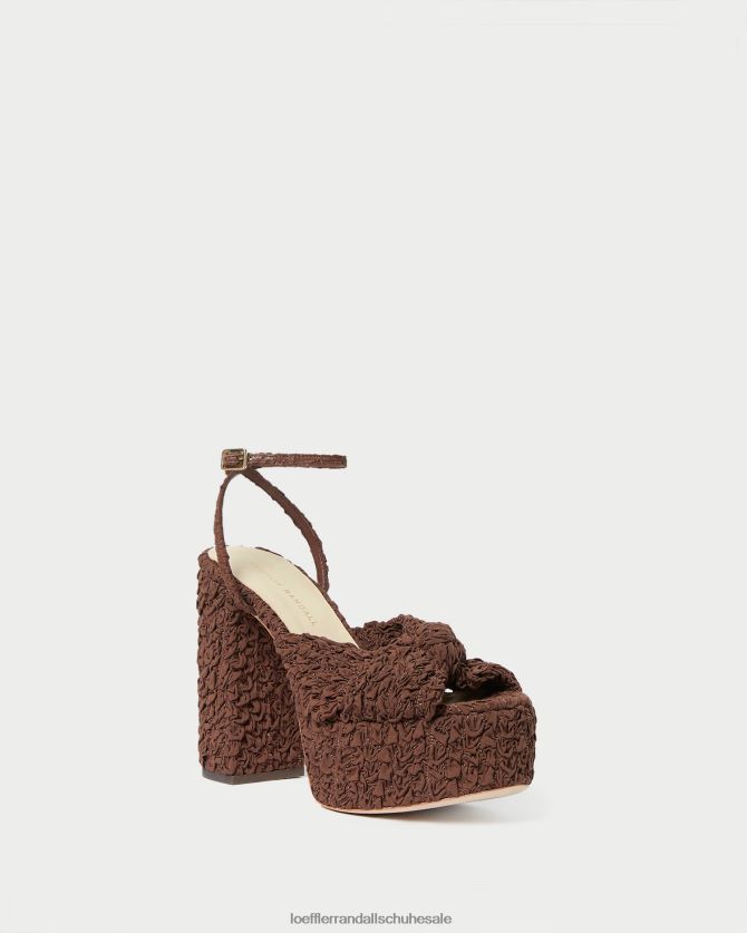 Frauen Loeffler Randall Roz-Knoten-Plattform Kakao Schuhe 84682492