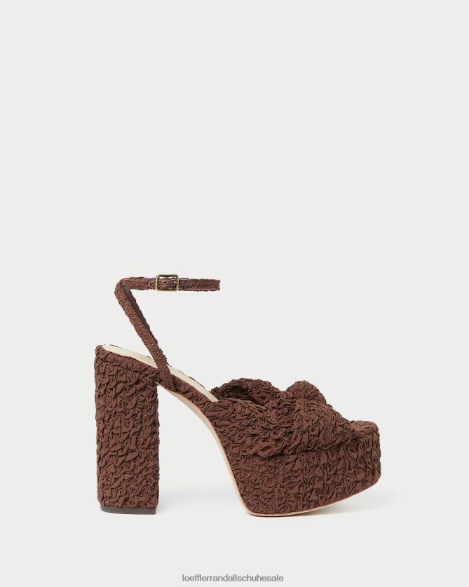 Frauen Loeffler Randall Roz-Knoten-Plattform Kakao Schuhe 84682492