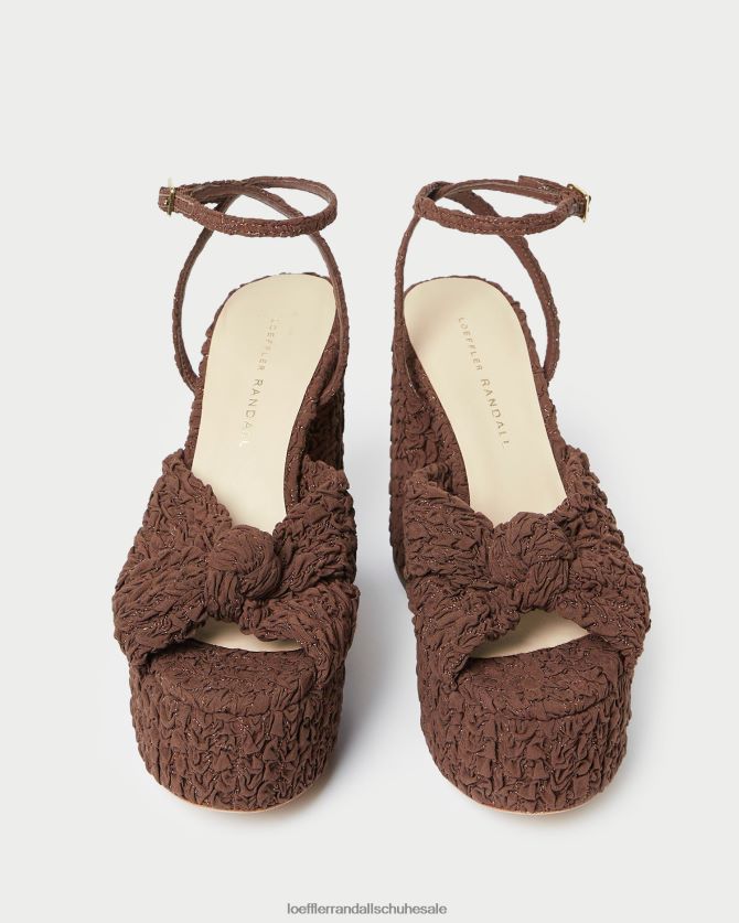 Frauen Loeffler Randall Roz-Knoten-Plattform Kakao Schuhe 84682492