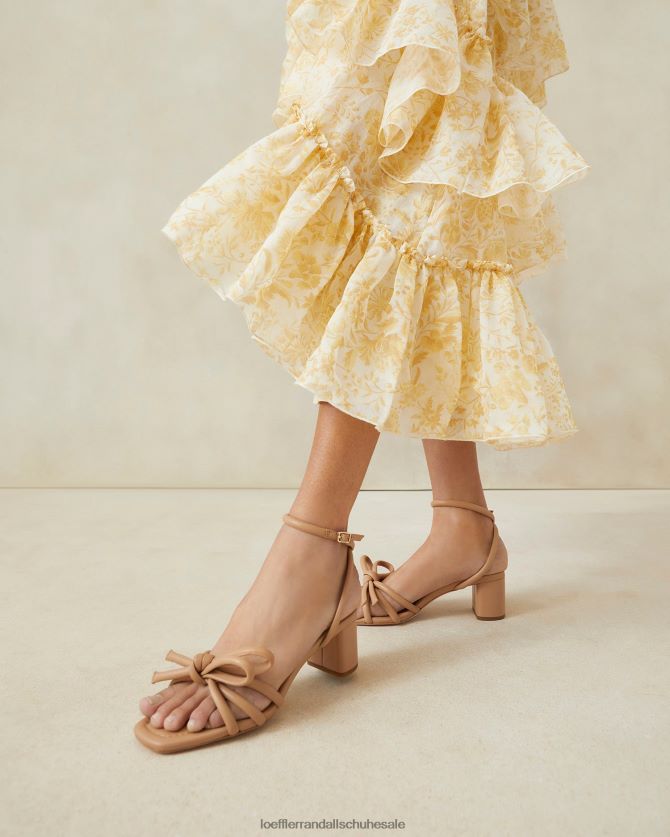 Frauen Loeffler Randall Sandale mit mittlerem Absatz und Mikel-Schleife Düne Schuhe 84682419