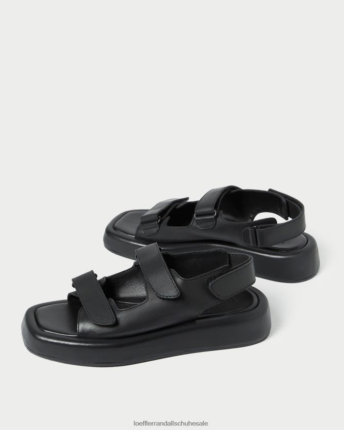 Frauen Loeffler Randall Blaise-Plateausandale Schwarz Schuhe 846824133