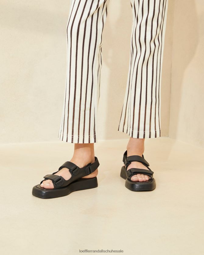 Frauen Loeffler Randall Blaise-Plateausandale Schwarz Schuhe 846824133
