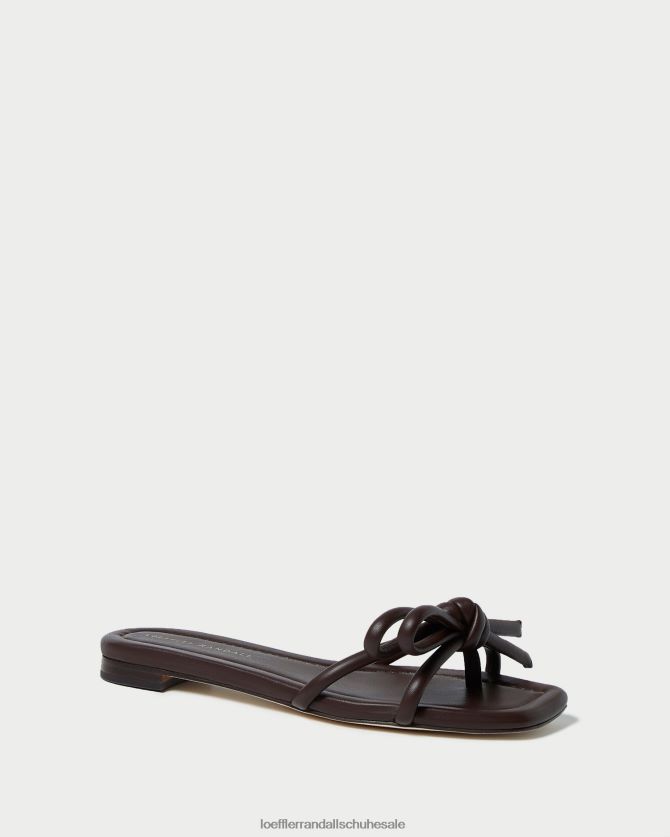 Frauen Loeffler Randall Hadley Schleifensandale Schokolade Schuhe 846824130