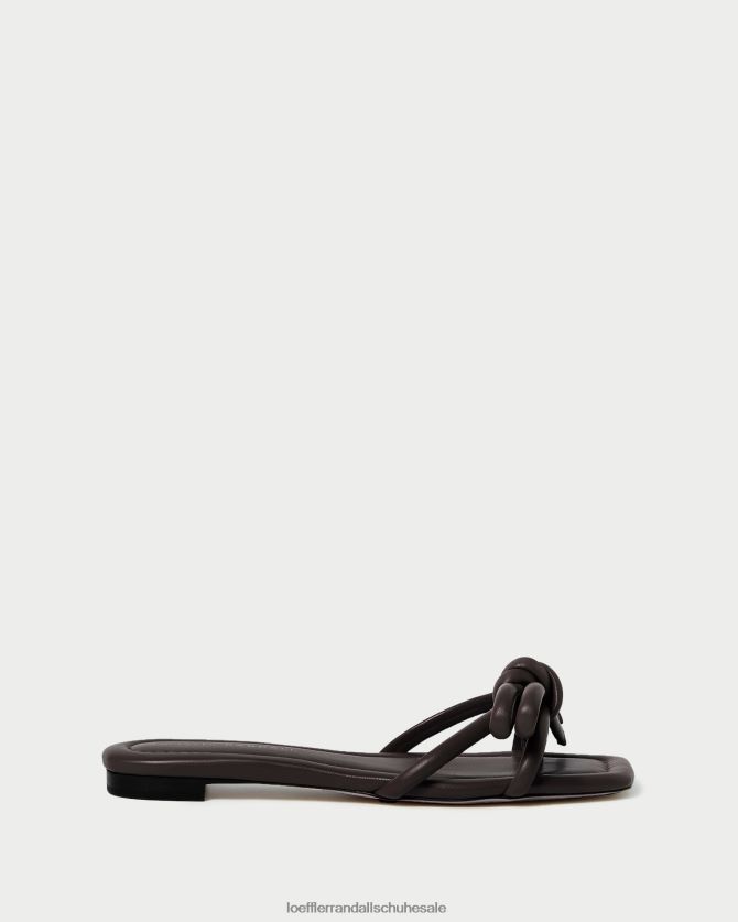 Frauen Loeffler Randall Hadley Schleifensandale Schokolade Schuhe 846824130