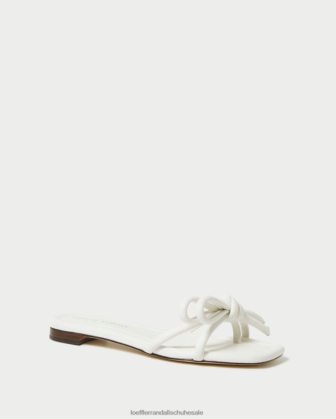 Frauen Loeffler Randall Hadley Schleifensandale Weiß Schuhe 846824123