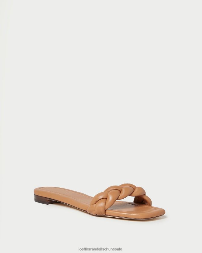 Frauen Loeffler Randall Jackson geflochtene Sandale dunkler Sand Schuhe 846824107