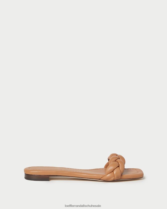 Frauen Loeffler Randall Jackson geflochtene Sandale dunkler Sand Schuhe 846824107