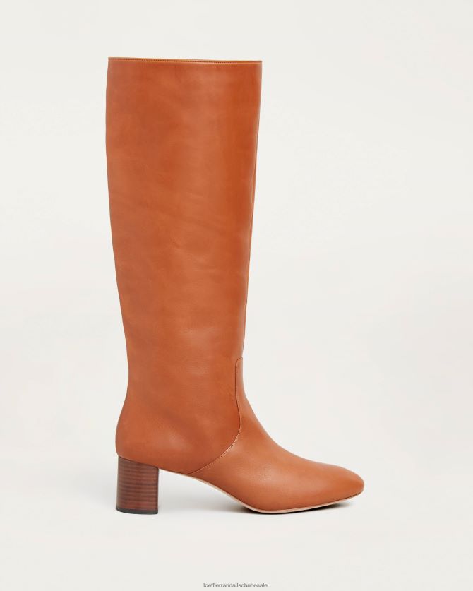 Frauen Loeffler Randall Gia hoher Stiefel Cognac Schuhe 846824271