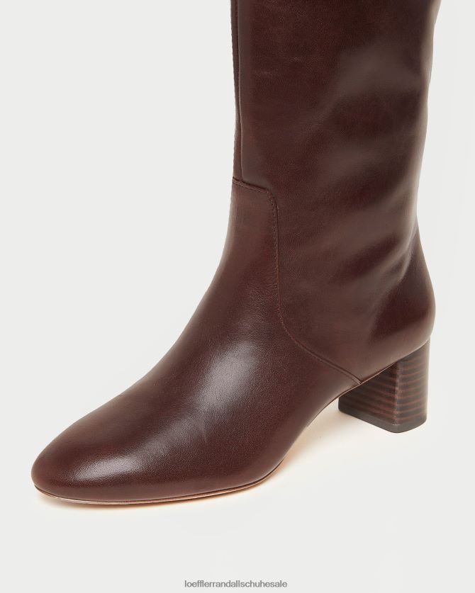 Frauen Loeffler Randall Gia hoher Stiefel Espresso Schuhe 846824286