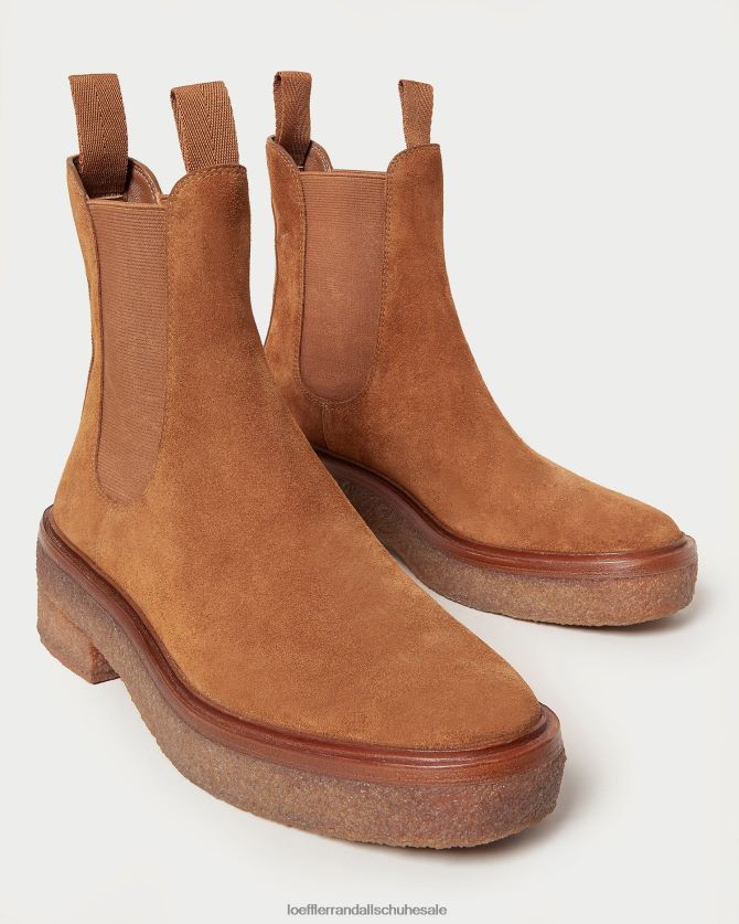 Frauen Loeffler Randall Raquel-Schlupfstiefel Kakao Schuhe 846824275