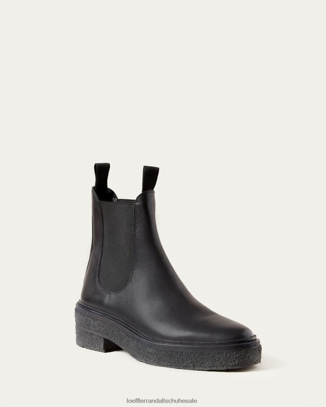 Frauen Loeffler Randall Raquel-Schlupfstiefel Schwarz Schuhe 846824267