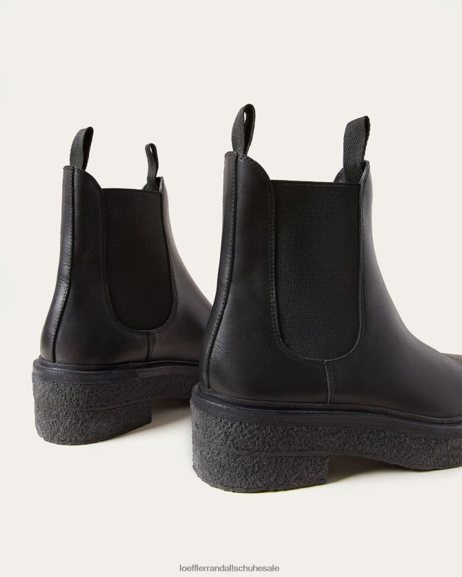 Frauen Loeffler Randall Raquel-Schlupfstiefel Schwarz Schuhe 846824267