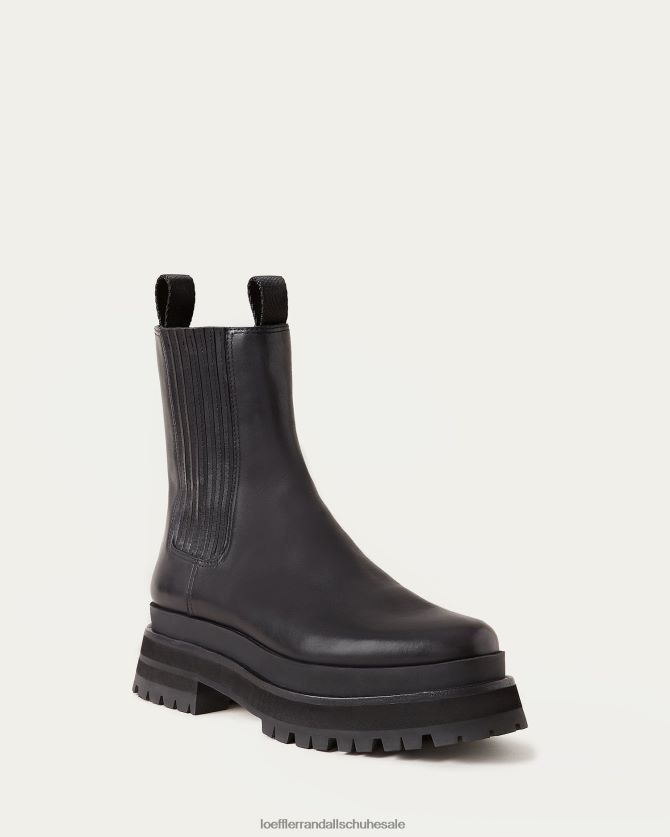Frauen Loeffler Randall Toni Plateaustiefel Schwarz Schuhe 846824277