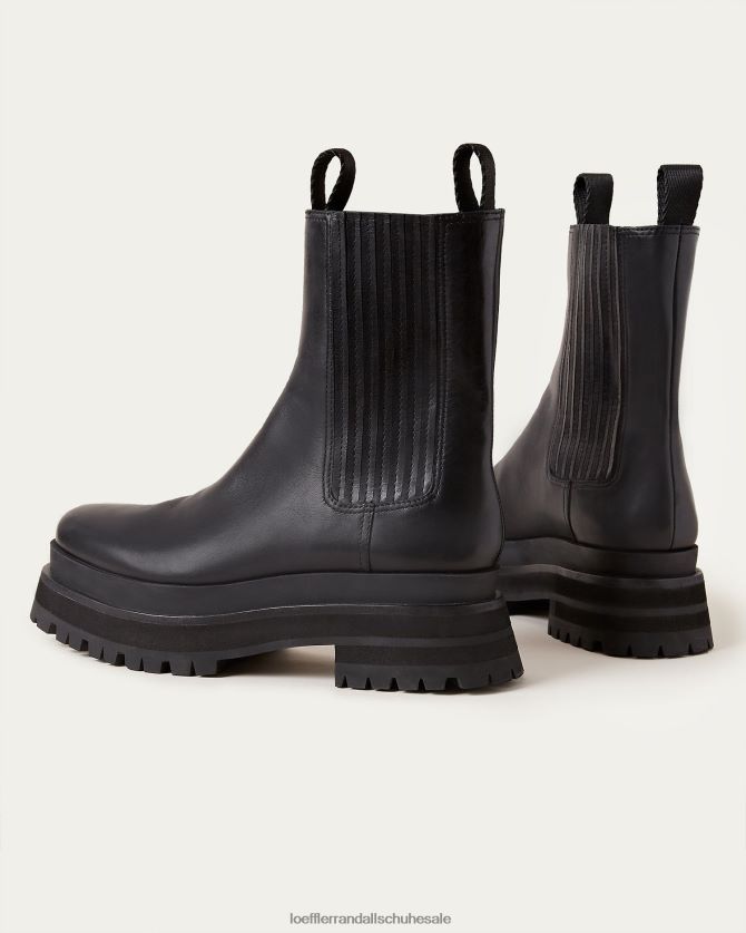Frauen Loeffler Randall Toni Plateaustiefel Schwarz Schuhe 846824277