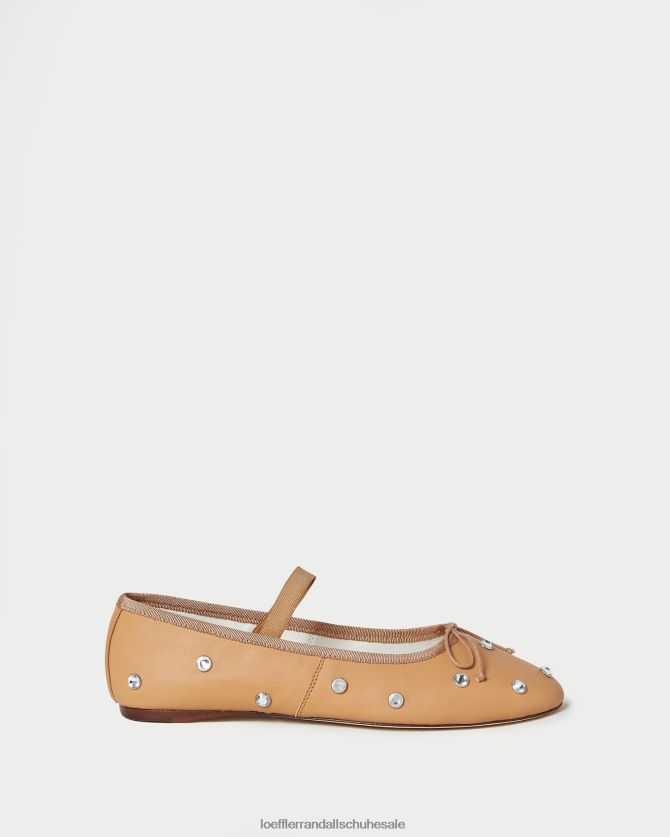 Frauen Loeffler Randall Ballerinas von Leonie Karamell/Kristall Schuhe 846824303