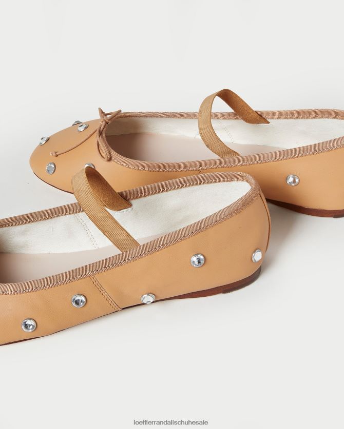 Frauen Loeffler Randall Ballerinas von Leonie Karamell/Kristall Schuhe 846824303