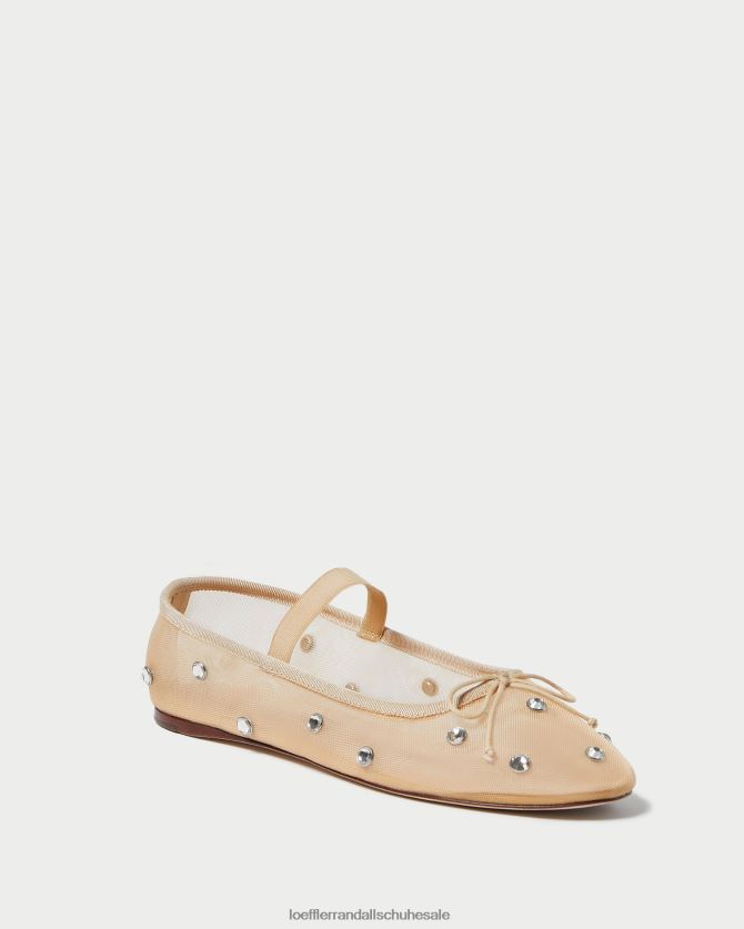 Frauen Loeffler Randall Ballerinas von Leonie Karamell/klar Schuhe 846824299