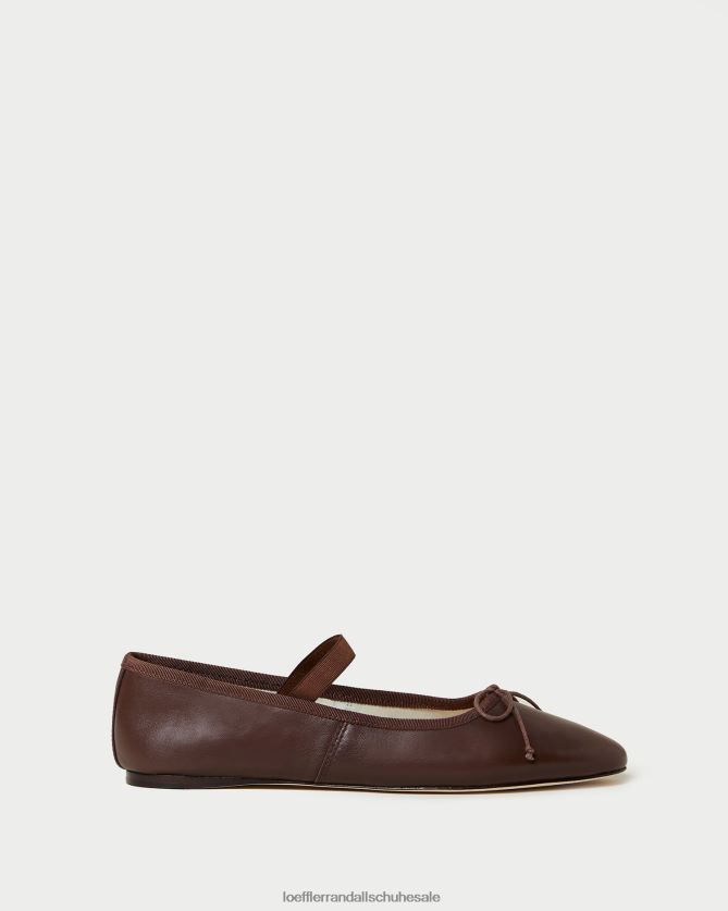 Frauen Loeffler Randall Ballerinas von Leonie Schokoladenleder Schuhe 846824296