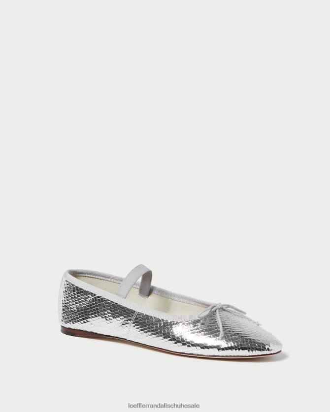 Frauen Loeffler Randall Ballerinas von Leonie Silber Schuhe 846824309