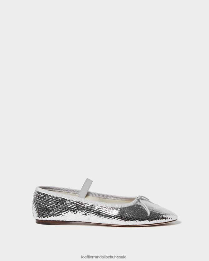 Frauen Loeffler Randall Ballerinas von Leonie Silber Schuhe 846824309