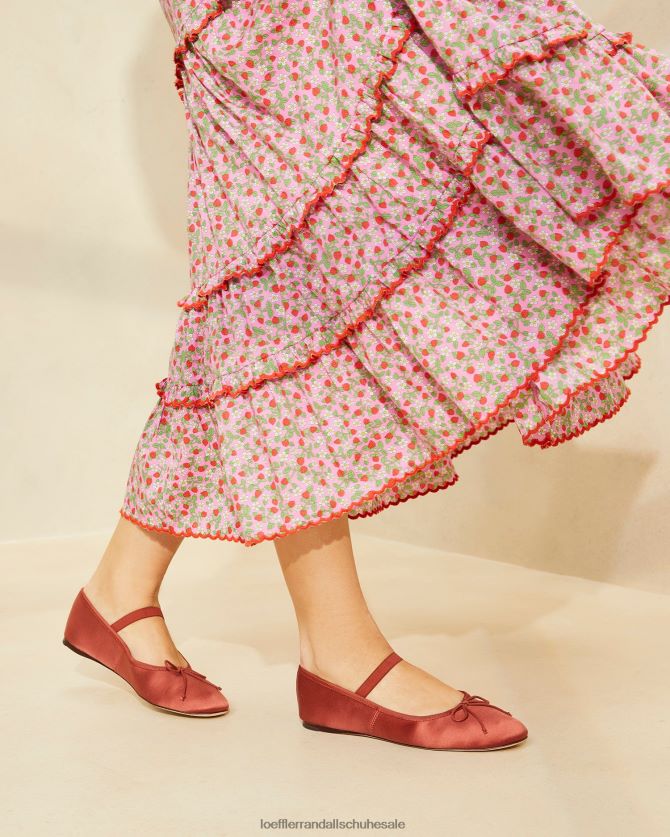 Frauen Loeffler Randall Ballerinas von Leonie Terrakotta Schuhe 846824310