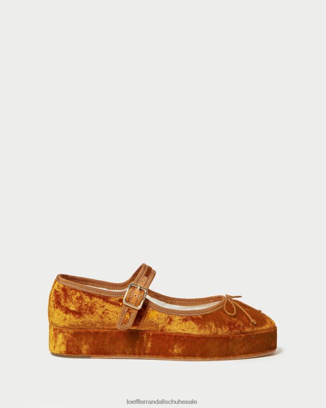 Frauen Loeffler Randall Leah Plattform Mary Jane Ocker Schuhe 846824307