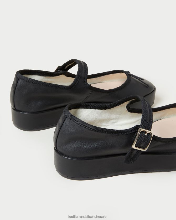 Frauen Loeffler Randall Leah Plattform Mary Jane Schwarz Schuhe 846824297