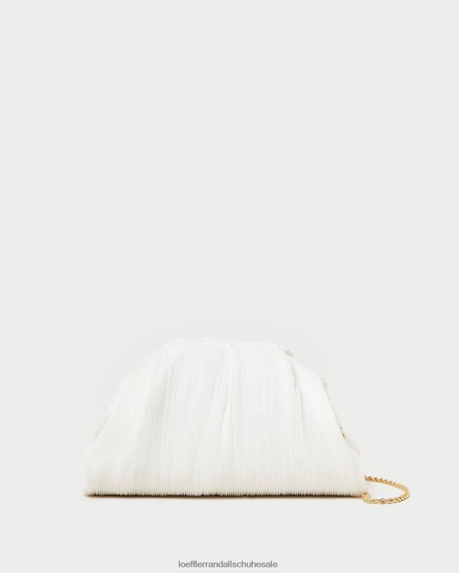 Frauen Loeffler Randall Bailey Plissee-Clutch mit Kuppel Perle Taschen 846824360