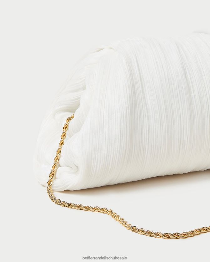 Frauen Loeffler Randall Bailey Plissee-Clutch mit Kuppel Perle Taschen 846824360