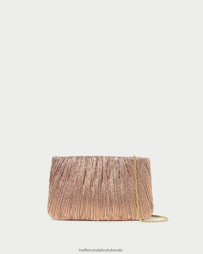 Frauen Loeffler Randall Brit-Clutch mit flachen Falten Düne Taschen 846824366
