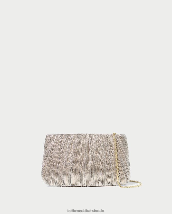 Frauen Loeffler Randall Brit-Clutch mit flachen Falten Sekt Taschen 846824393